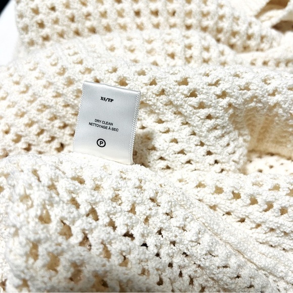 NWT A.L.C. Women’ XS Italian Yarn Sleeveless Ivory Maxi Dress Inner Dress Unique - Picture 13 of 13